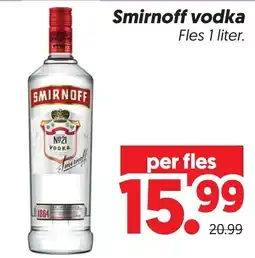 Dekamarkt Smirnoff vodka aanbieding