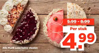 PLUS Alle PLUS Luxe halve vlaaien aanbieding