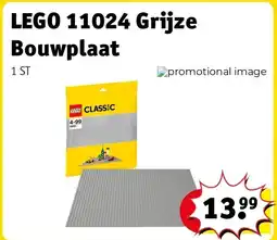 Kruidvat LEGO 11024 Grijze Bouwplaat aanbieding
