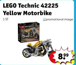 Kruidvat LEGO Technic 42225 Yellow Motorbike aanbieding