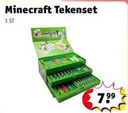 Kruidvat Minecraft Tekenset aanbieding