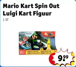 Kruidvat Mario Kart Spin Out Luigi Kart Figuur aanbieding