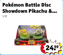 Kruidvat Pokémon Battle Disc Showdown Pikachu & Larvitar aanbieding