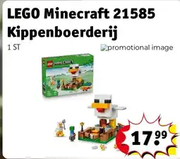 Kruidvat LEGO Minecraft 21585 Kippenboerderij aanbieding