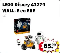 Kruidvat LEGO Disney 43279 WALL-E en EVE aanbieding