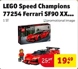 Kruidvat LEGO Speed Champions 77254 Ferrari SF90 XX Stradale Sportauto aanbieding