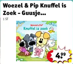 Kruidvat Woezel & Pip Knuffel is Zoek - Guusje Nederhorst Kinderboek aanbieding