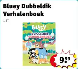 Kruidvat Bluey Dubbeldik Verhalenboek aanbieding