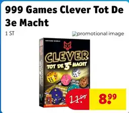 Kruidvat 999 Games Clever Tot De 3e Macht aanbieding