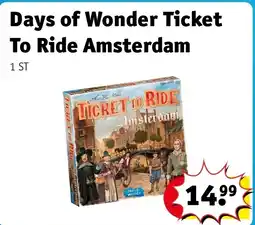 Kruidvat Days of Wonder Ticket To Ride Amsterdam aanbieding
