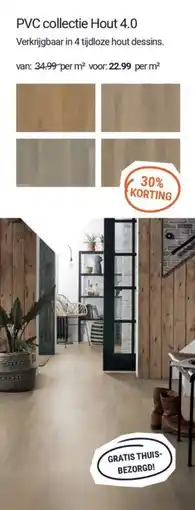 Inter Chalet PVC collectie Hout 4.0 aanbieding