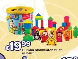 Dreamland Bumba blokkenton 50st aanbieding