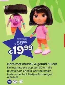 Dreamland Dora met muziek & geluid aanbieding