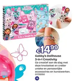 Dreamland Gabby's Dollhouse 3-in-1 Creativity aanbieding