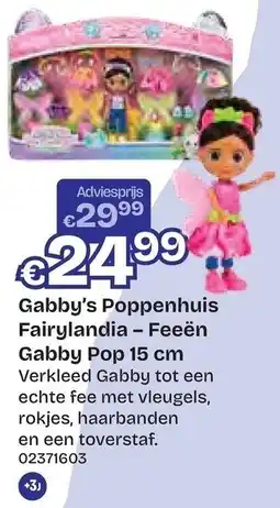 Dreamland Gabby's Poppenhuis Fairylandia - Feeën Gabby Pop 15 cm aanbieding