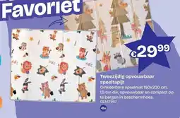 Dreamland Favoriet tweezijdig opvouwbaar speeltapijt aanbieding