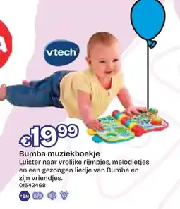 Dreamland vtech Bumba muziekboekje aanbieding