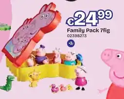 Dreamland Peppa Pig Family Pack 7fig aanbieding