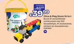 Dreamland Clics & Play Drum 10-in-1 aanbieding