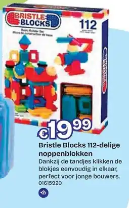Dreamland Bristle Blocks 112-delige noppenblokken aanbieding