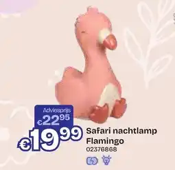Dreamland Safari nachtlamp Flamingo aanbieding