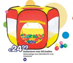 Dreamland Ballentent met 100 ballen aanbieding