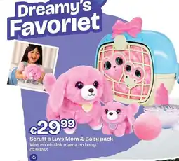 Dreamland Scruff a Luvs Mom & Baby pack aanbieding
