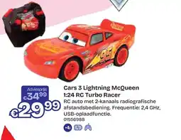 Dreamland Cars 3 lightning mcqueen 1:24 rc turbo racer aanbieding