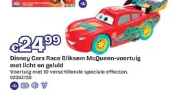 Dreamland Disney Cars Race Bliksem McQueen-voertuig aanbieding