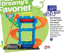 Dreamland Hot Wheels Tunnel Twist Car Wash aanbieding