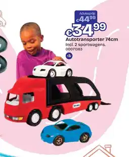 Dreamland Autotransporter 74cm aanbieding