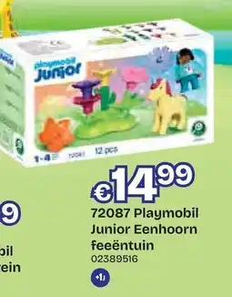 Dreamland Playmobil Junior Eenhorn feëntuin aanbieding