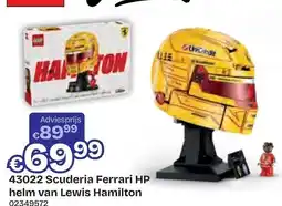 Dreamland LEGO scuderia ferrari hp helm van lewis hamilton aanbieding