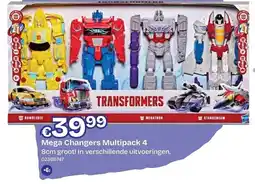 Dreamland Transformers Mega Changers Multipack 4 aanbieding