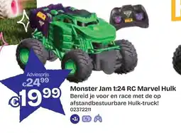 Dreamland Monster Jam 1:24 RC Marvel Hulk aanbieding