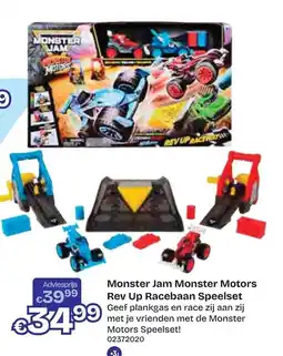 Dreamland Monster jam monster motors rev up racebaan speelset aanbieding