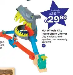 Dreamland Hot Wheels City Plage Shark Chomp aanbieding