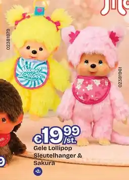 Dreamland Gele Lollipop Sleutelhanger & Sakura aanbieding