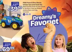 Dreamland PAW Patrol Dino Movie Chase Tow and Dash RC aanbieding