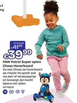 Dreamland PAW Patrol Super spion Chase Hoverboard aanbieding
