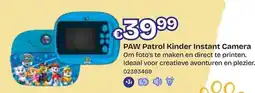 Dreamland PAW Patrol Kinder Instant Camera aanbieding