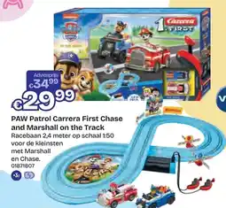 Dreamland PAW Patrol Carrera First Chase and Marshall on the Track aanbieding
