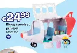Dreamland Bluey speelset privéjet aanbieding