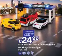 Dreamland SOS Station met 3 Nederlandse reddingsvoertuigen aanbieding