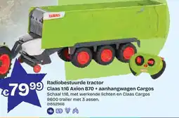 Dreamland Claas 1:16 Axion 870 + aanhangwagen Cargos aanbieding