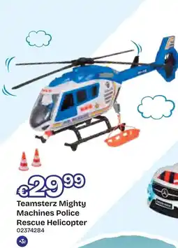 Dreamland Teamsterz Mighty Machines Police Rescue Helicopter aanbieding