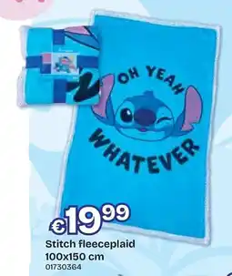 Dreamland Stitch fleeceplaid aanbieding