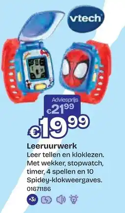 Dreamland vtech leeruurwerk aanbieding