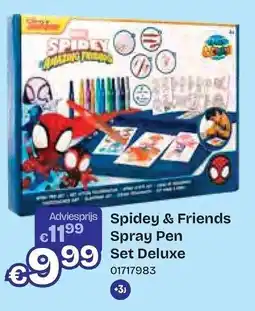 Dreamland Spidey & Friends Spray Pen Set Deluxe aanbieding