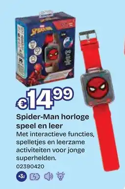 Dreamland Spider-Man horloge aanbieding
